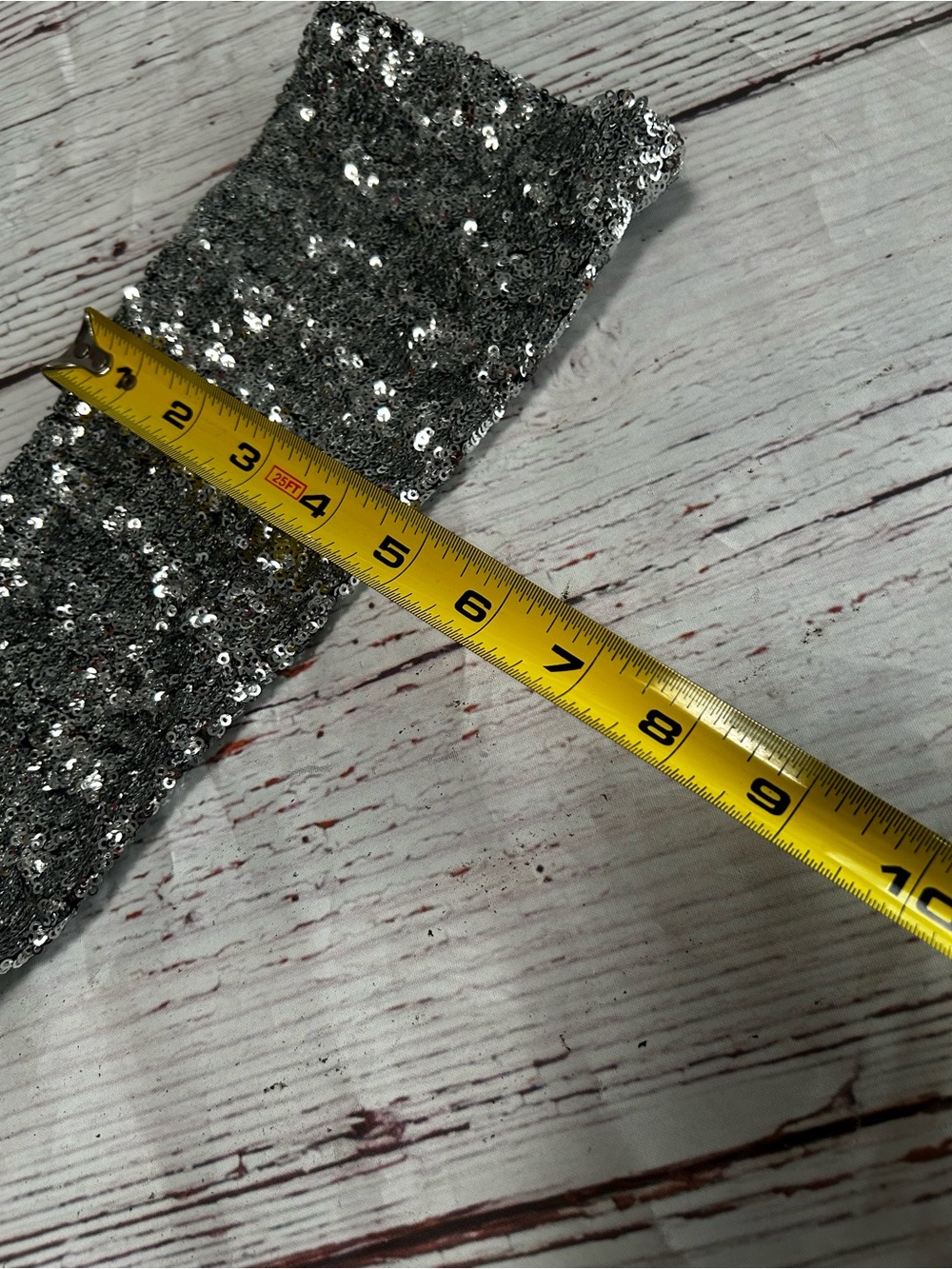 Dolce & Gabbana Silver Sequin Knee-High Block Heel Sock Boots Sz 37 - Picture 15 of 16